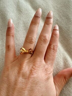 Kate Spade Gold Bow Ring